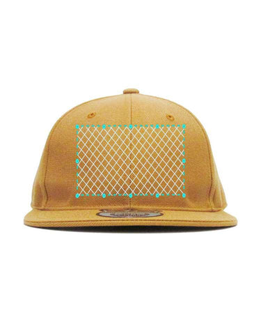Embroidered Fitted Flat Brim Hats - Constantly Create Shop